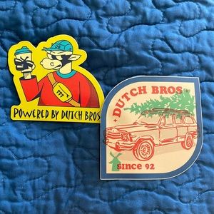 Dutch Bro’s stickers!!! (FREE SHIPPING JUST CHECK THE DESCRIPTION)